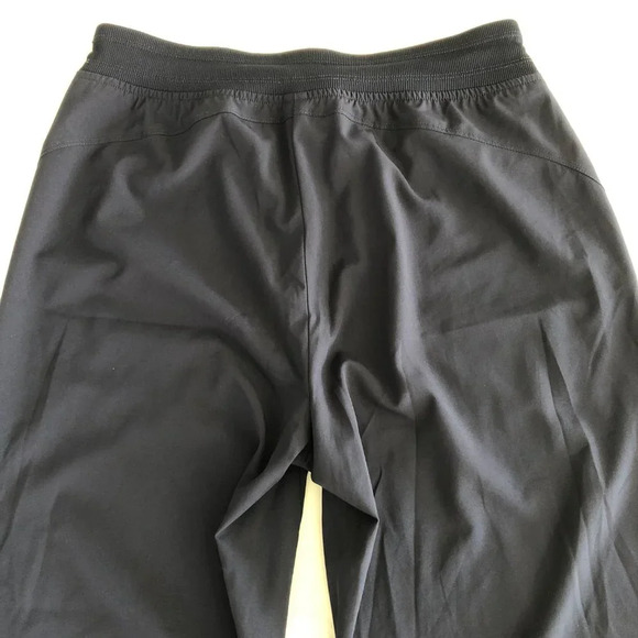 Hyba Lightweight Pull On Jogger Pants Ribbed Drawstring Waist + Cuffs Navy Sz S - Picture 8 of 14